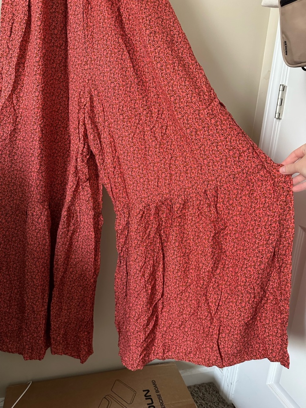 NWT Free People Little of Your Love Jumpsuit Floral Red Combo - Picture 7 of 11
